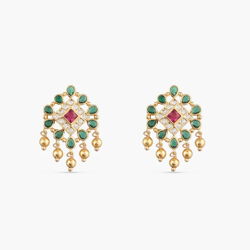 dainty silver hamsa bracelet Tulip Silver Stud Earrings