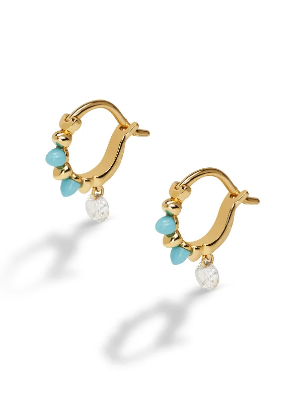 handmade braided anklet Turquoise Spike and Set Free Diamond Yellow Gold Hoop Earrings handmade braided anklet Turquoise Spike and Set Free Diamond Yellow Gold Hoop Earrings