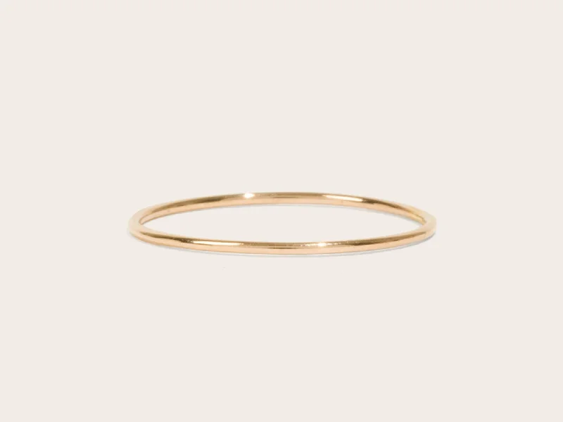 tiny opal stud earrings Ultra Thin Gold Ring