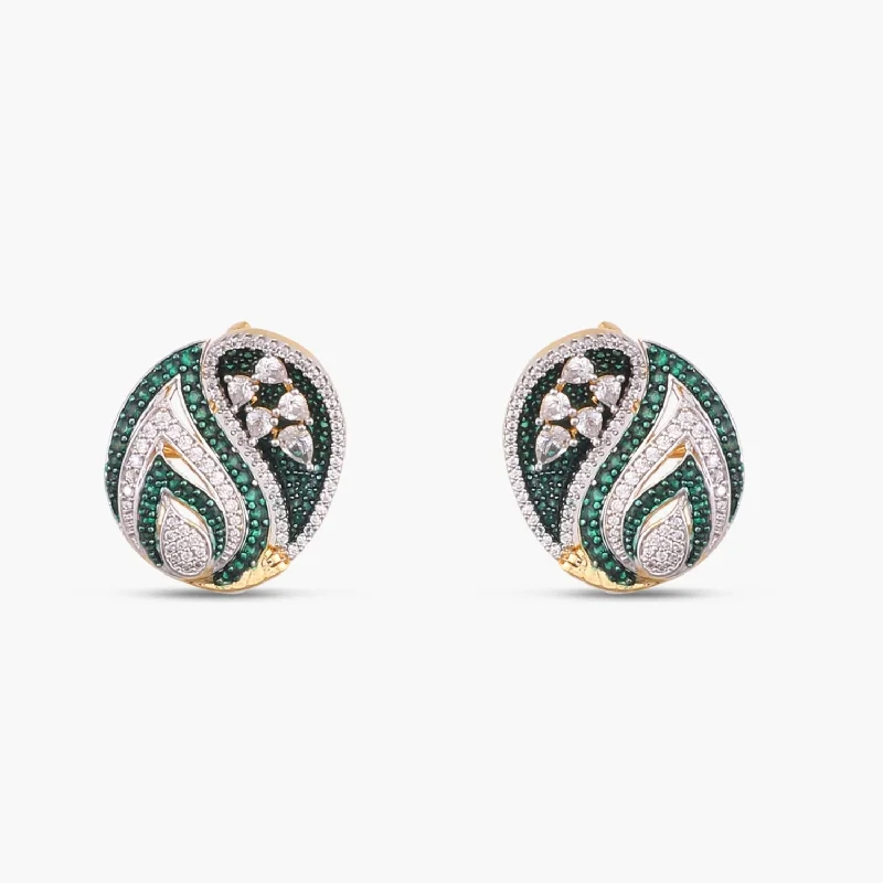 celestial zodiac sign necklace Vanda Floral CZ Silver Stud Earrings