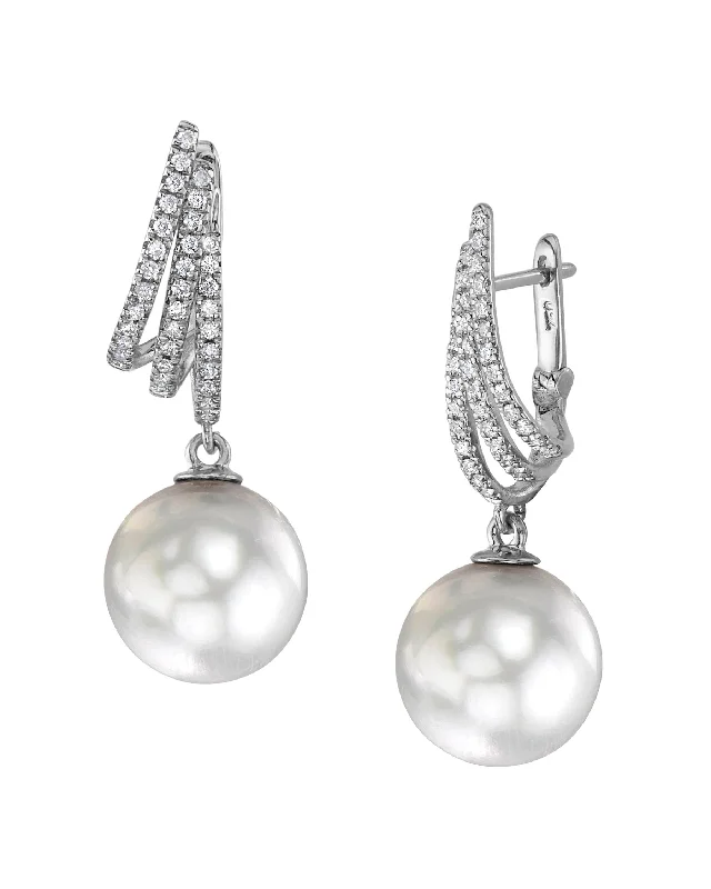 women’s leather wrap bracelet White South Sea Pearl & Diamond Mogul Dangle Earrings women’s leather wrap bracelet White South Sea Pearl & Diamond Mogul Dangle Earrings