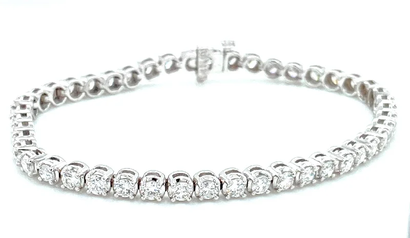 celestial galaxy planet earrings 14K White Natural Diamond Bracelet