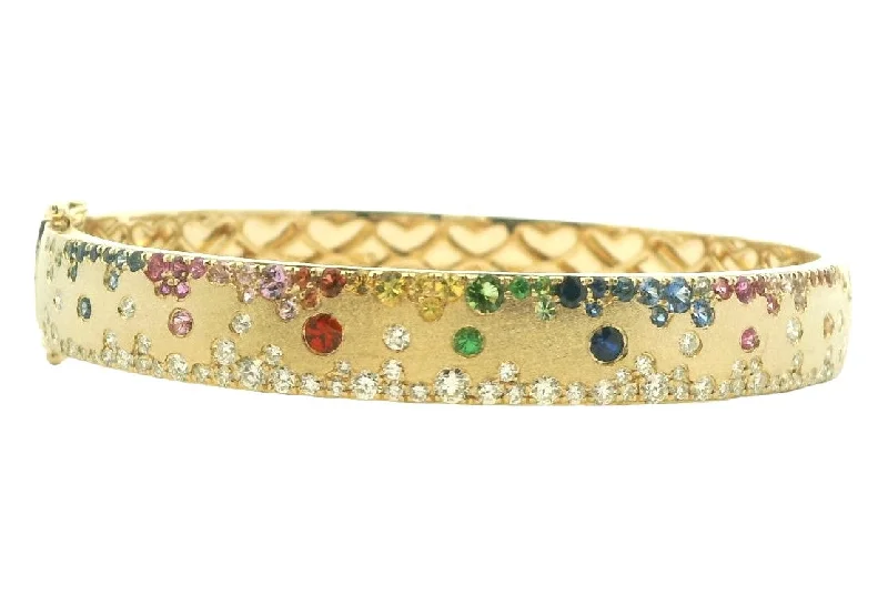 luxury emerald ring platinum 14K Yellow Multi-Gemstone and Natural Diamond Hinged Bangle Bracelet luxury emerald ring platinum 14K Yellow Multi-Gemstone and Natural Diamond Hinged Bangle Bracelet