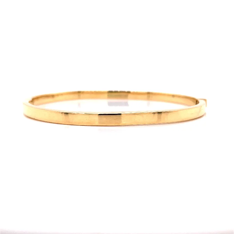 3.80mm Bangle Bracelet 14ky