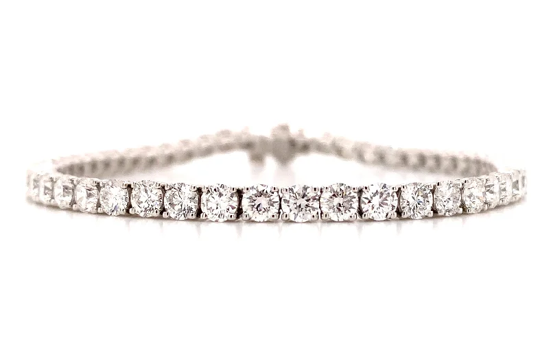 6.99ct t.w. Diamond Tennis Riviere Line Bracelet