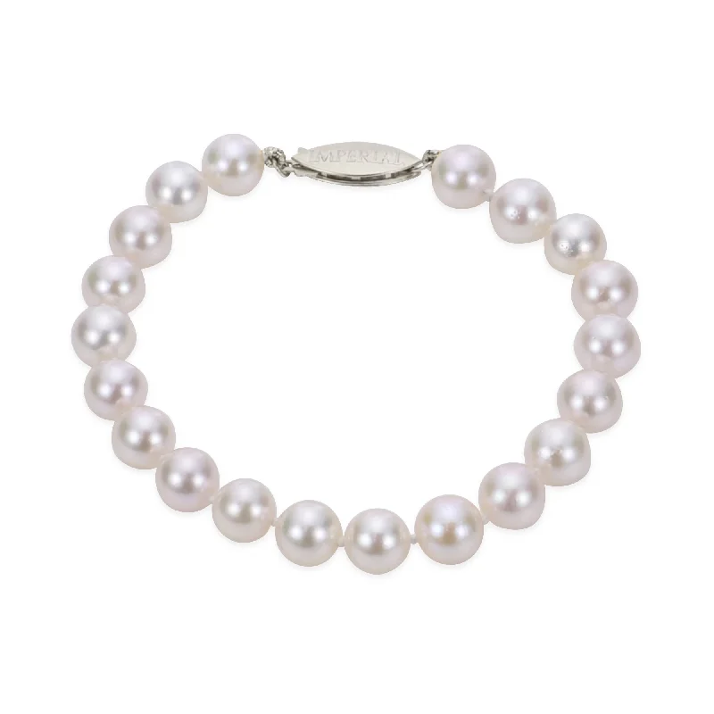 personalized photo locket necklace 7 inch Cultured Akoya Pearl Bracelet with 14K White Ball clasp personalized photo locket necklace 7 inch Cultured Akoya Pearl Bracelet with 14K White Ball clasp
