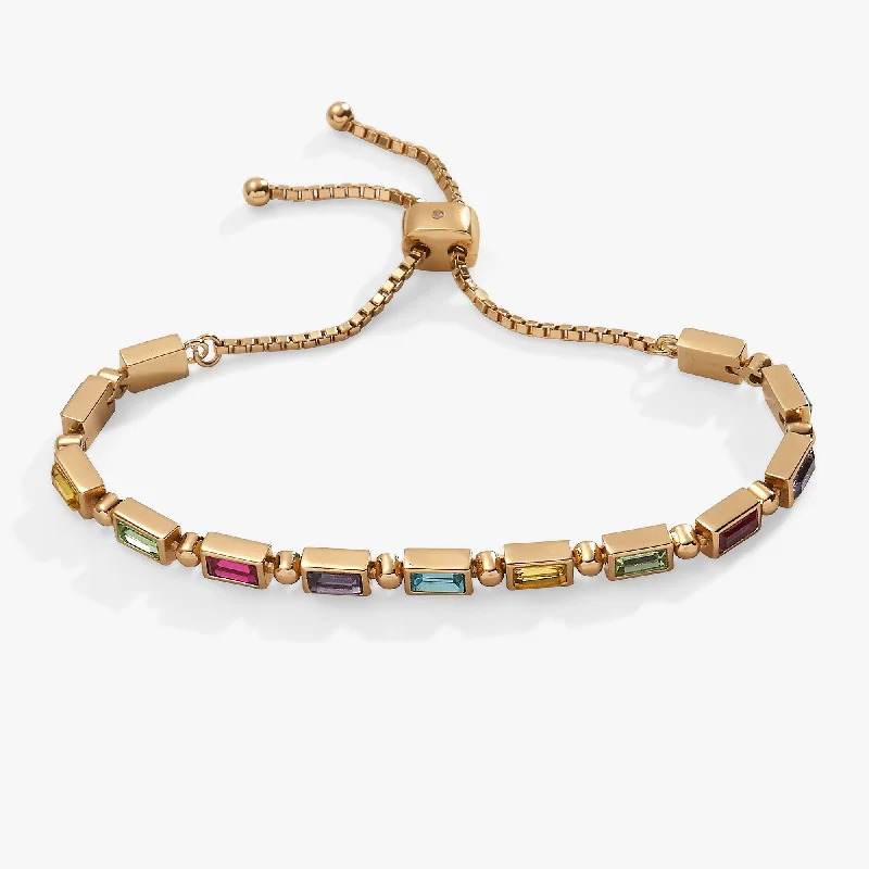 celestial star charm bracelet Colorful Crystal Bolo Bracelet