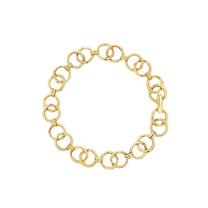 Antique Interlocking Circle Bracelet