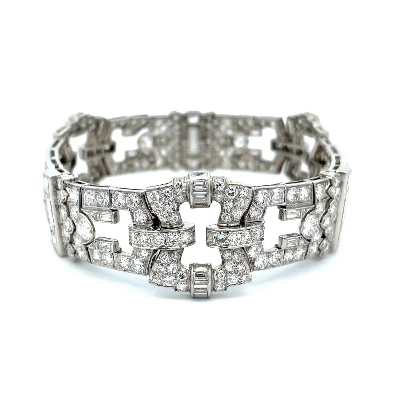 ART DECO DIAMOND BRACELET 15.25 CTTW