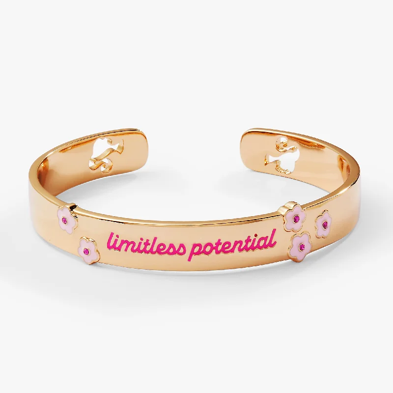 minimalist rose gold bracelet Barbie™ Cuff Bracelet