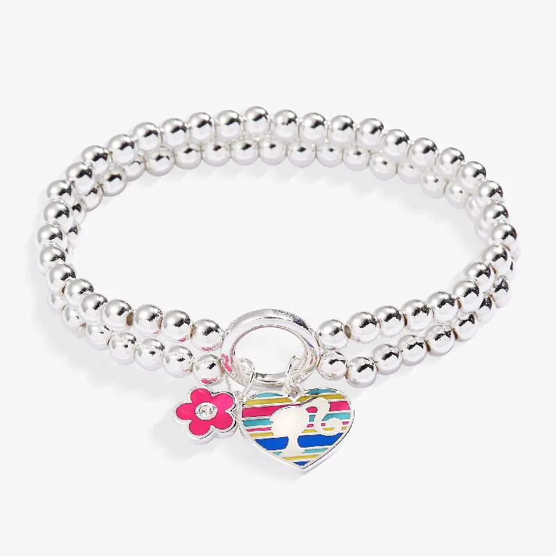 minimalist gemstone stud earrings Barbie™ Stretch Charm Bracelet