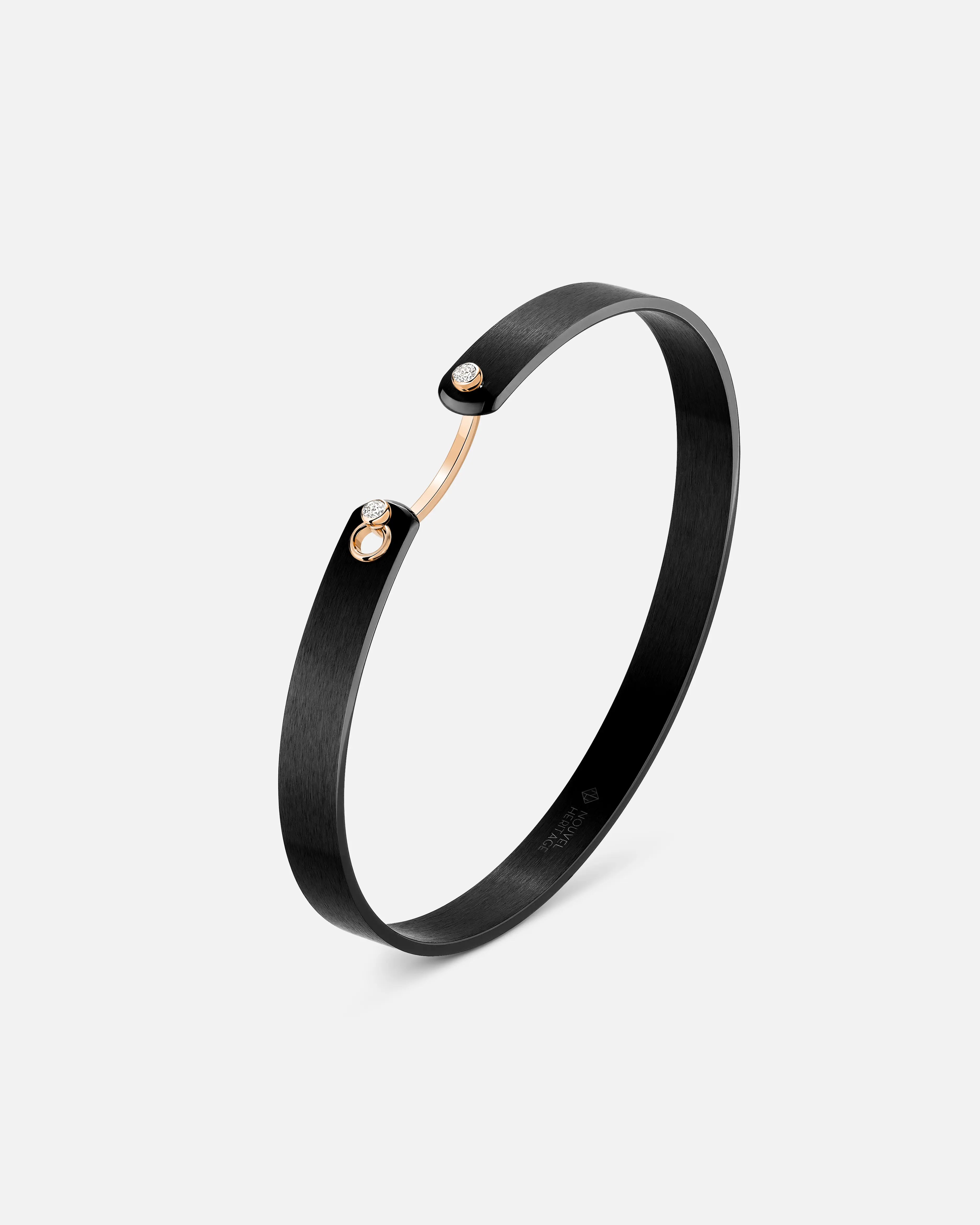 Midnight In Manhattan GM Mood Bangle in Rose Gold