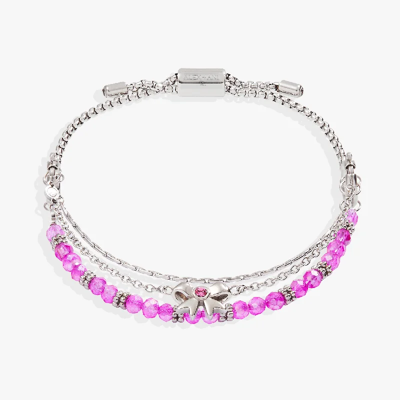 celestial zodiac sign necklace Bow Stranded Bracelet Set