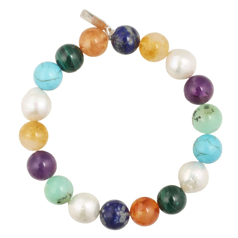 celestial star charm bracelet Carnelian, Malachite, Turquoise, Citrine, Amethyst and Baroque Pearl Stretch Barcelet celestial star charm bracelet Carnelian, Malachite, Turquoise, Citrine, Amethyst and Baroque Pearl Stretch Barcelet