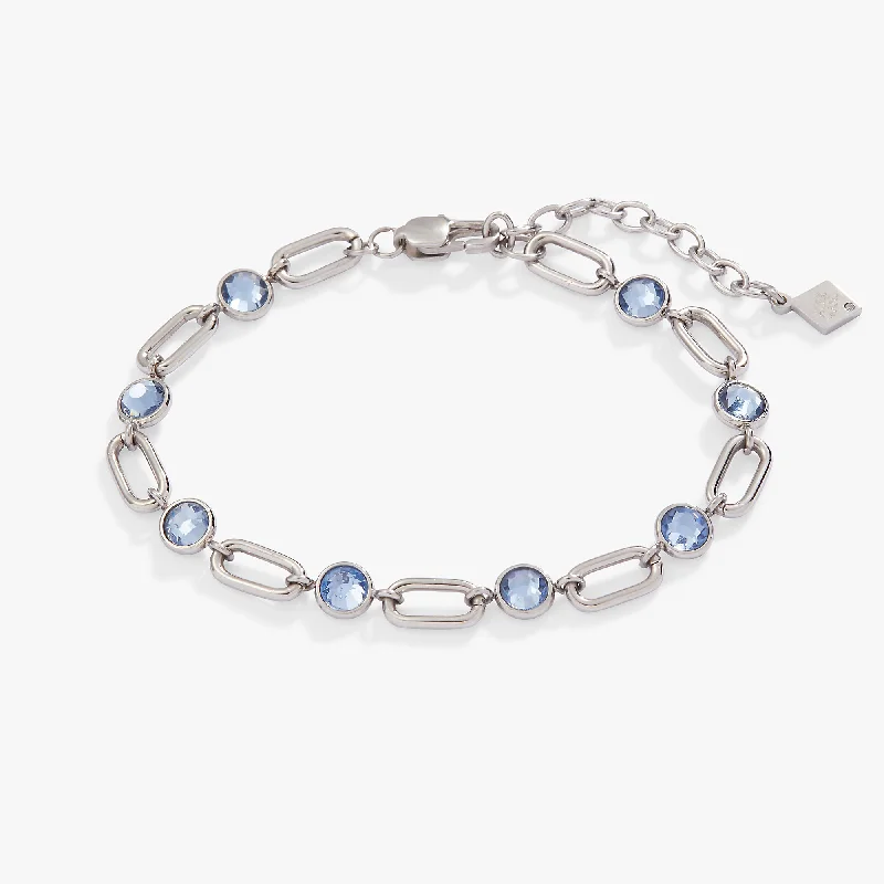 natural jade ring Crystal and Paperclip Adjustable Chain Bracelet
