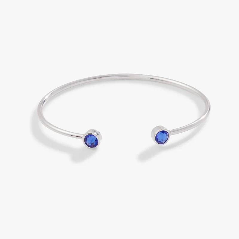 Flex Cuff Bracelet, Sapphire