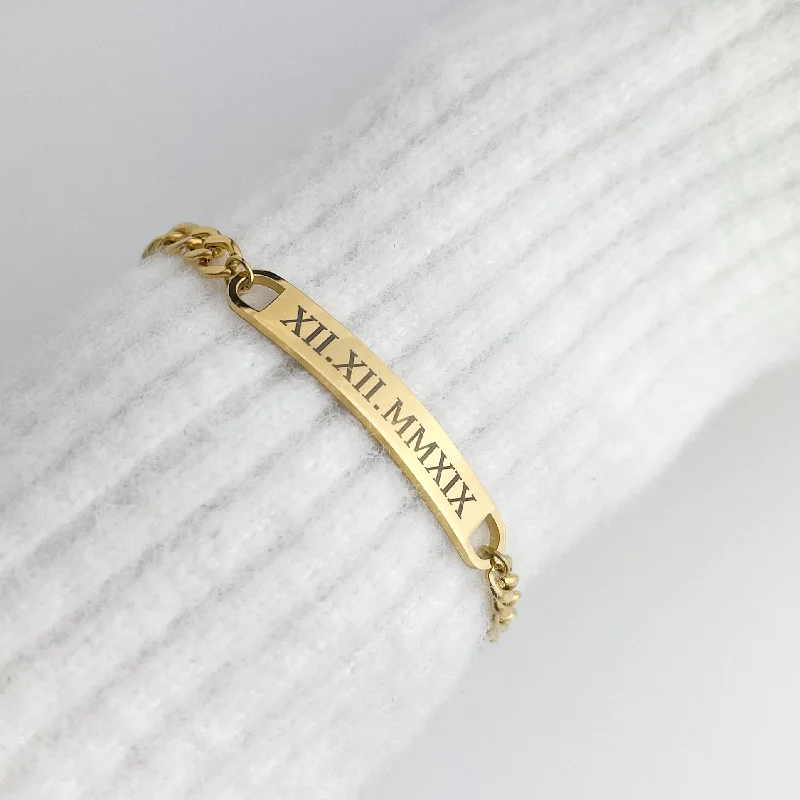 gold and turquoise statement ring Customized Figaro Chain Bracelet