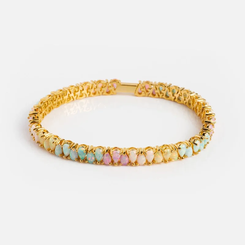vintage art deco bracelet Opal Dancing Dreams Tennis Bracelet