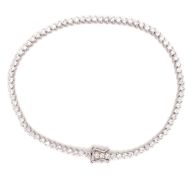 Diamond Riviera Line Tennis Bracelet 1.50CT T.W.