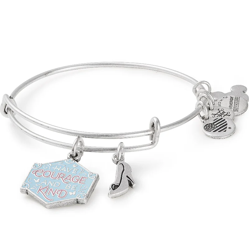 gold wedding band for men Disney® Cinderella 'Have Courage and Be Kind' Duo Charm Bangle gold wedding band for men Disney® Cinderella 'Have Courage and Be Kind' Duo Charm Bangle