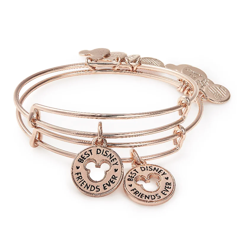 minimalist infinity ring Disney® Mickey Mouse 'Best Friends' Bracelet Set