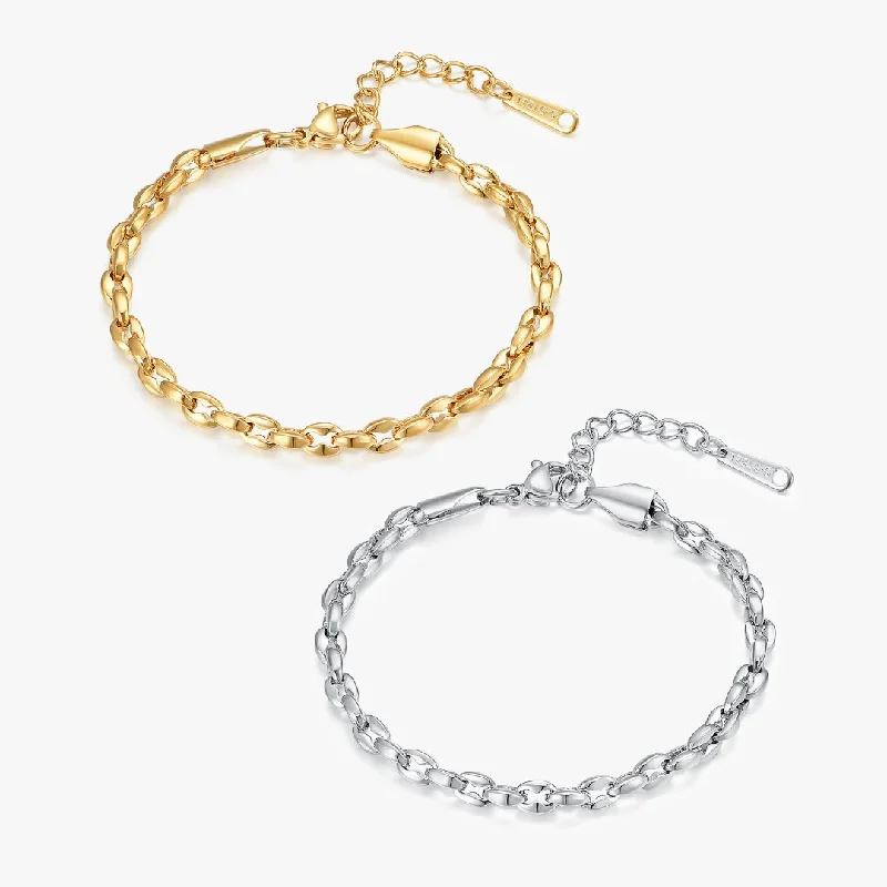modern baguette diamond ring Ezra Bracelet (Unisex)