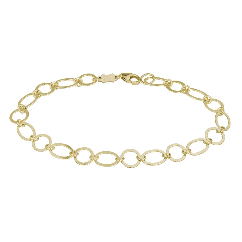 FLAT OVAL LINK BRACELET