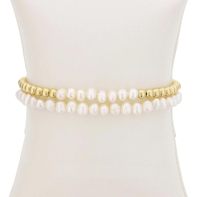 men’s silver ring with onyx Freshwater Cultured Pearls and Gold Filled Beads, 4 MM, Stretch Bracelets, Set of 2 men’s silver ring with onyx Freshwater Cultured Pearls and Gold Filled Beads, 4 MM, Stretch Bracelets, Set of 2