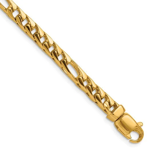 white gold necklace simple 14K Yellow Franco Bracelet Size 8.5