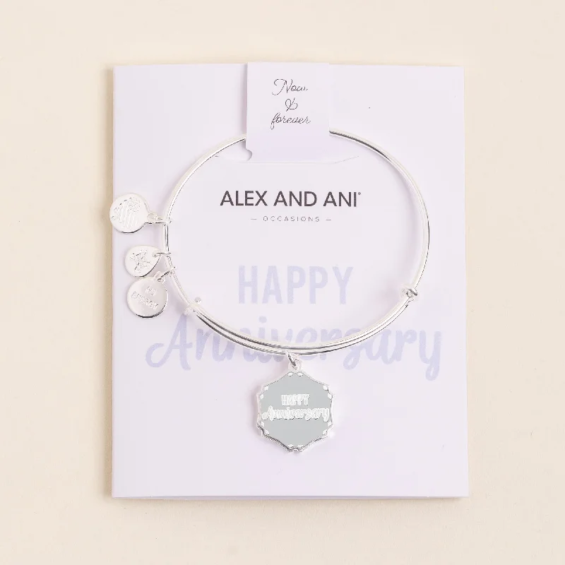 'Happy Anniversary' Charm Bangle