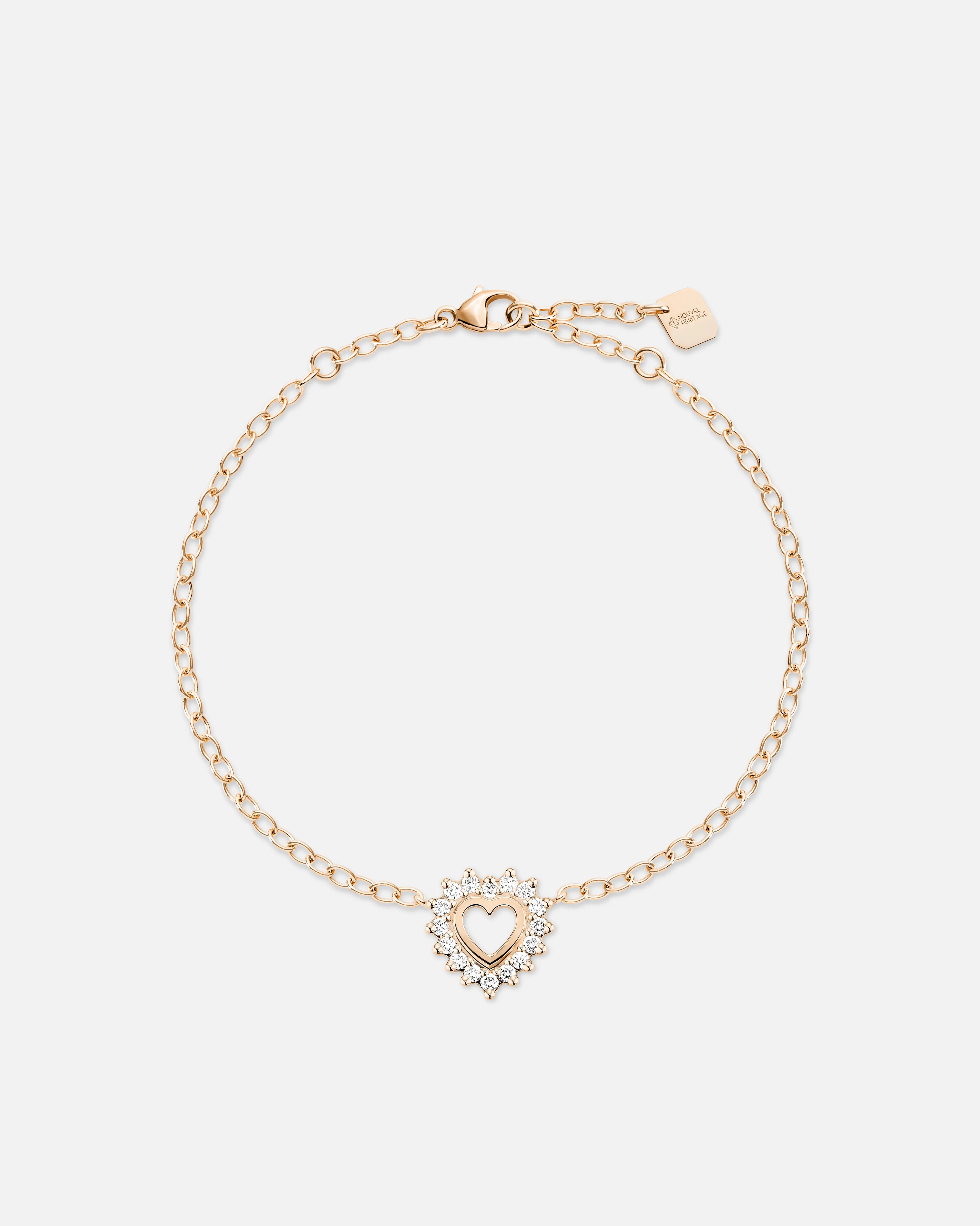 Medium Love Bracelet in Rose Gold