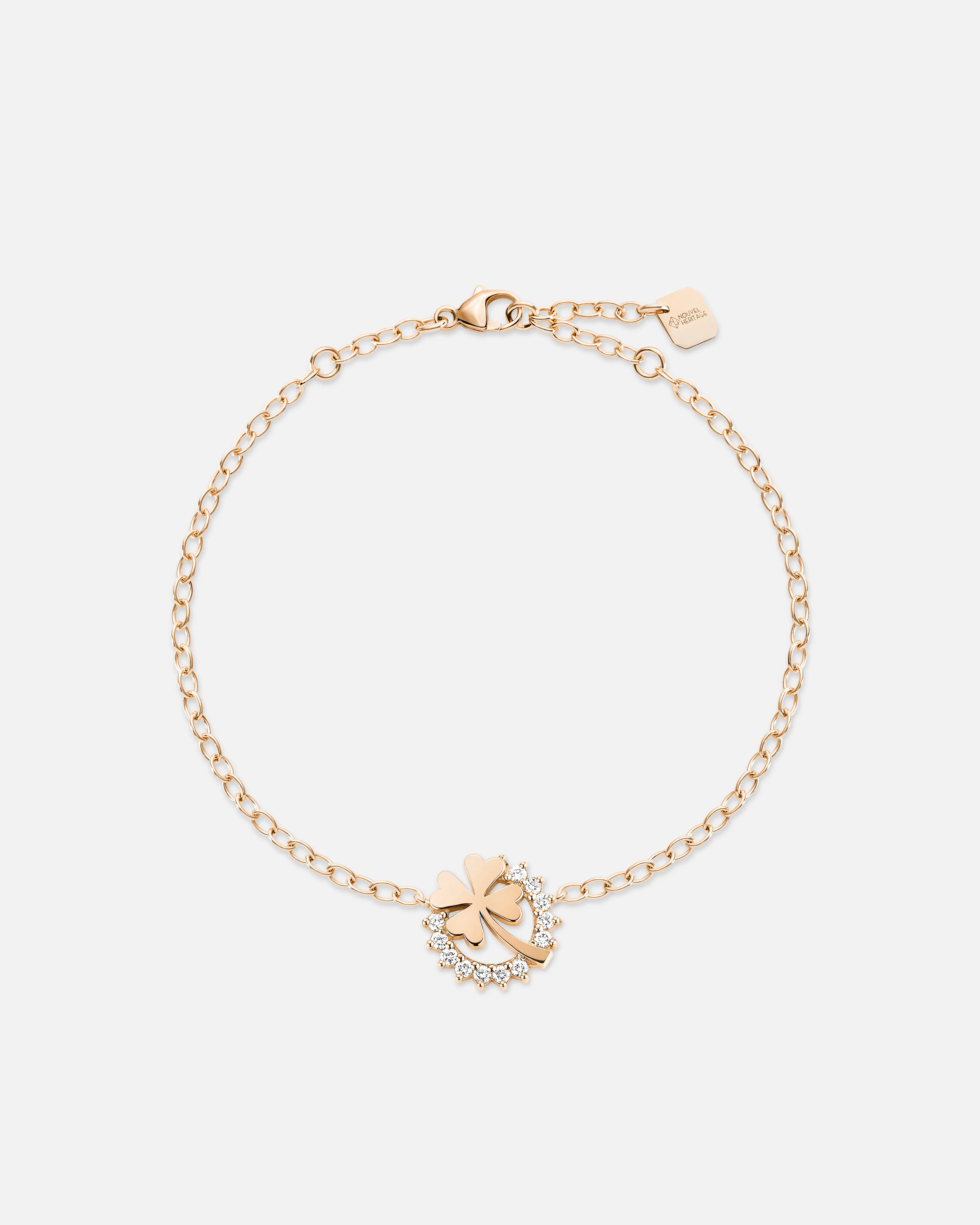 Medium Luck Bracelet in Rose Gold