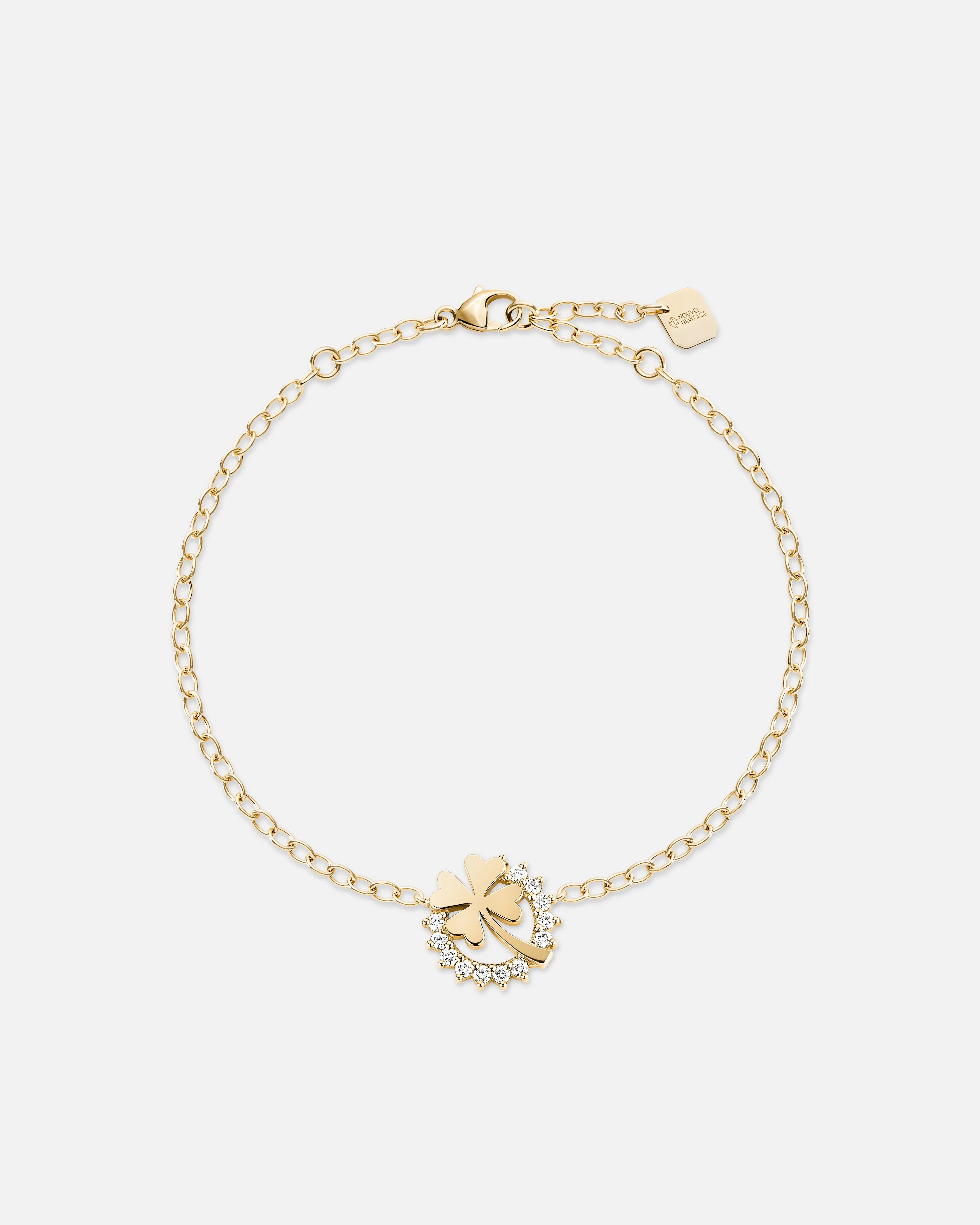 Medium Luck Bracelet in Yellow Gold