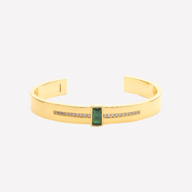 celestial star earrings stud Ophelie Thick Gold Cuff