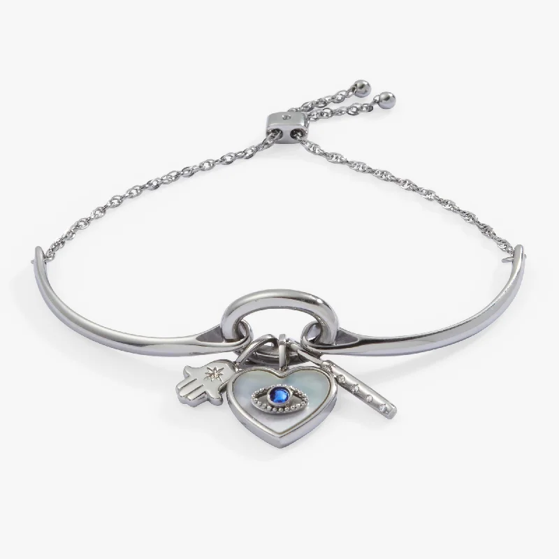 celestial galaxy planet necklace Protection Trio Interchangeable Charm Bracelet