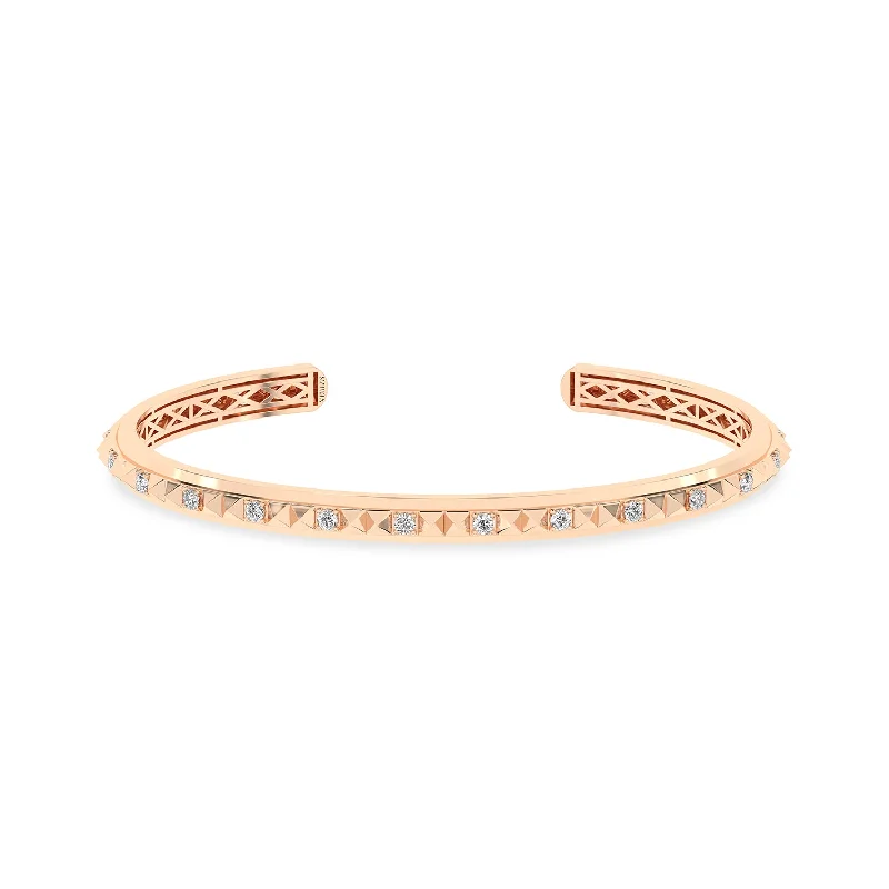 elegant drop earrings wedding Pyramid Luxe Cuff Bracelet