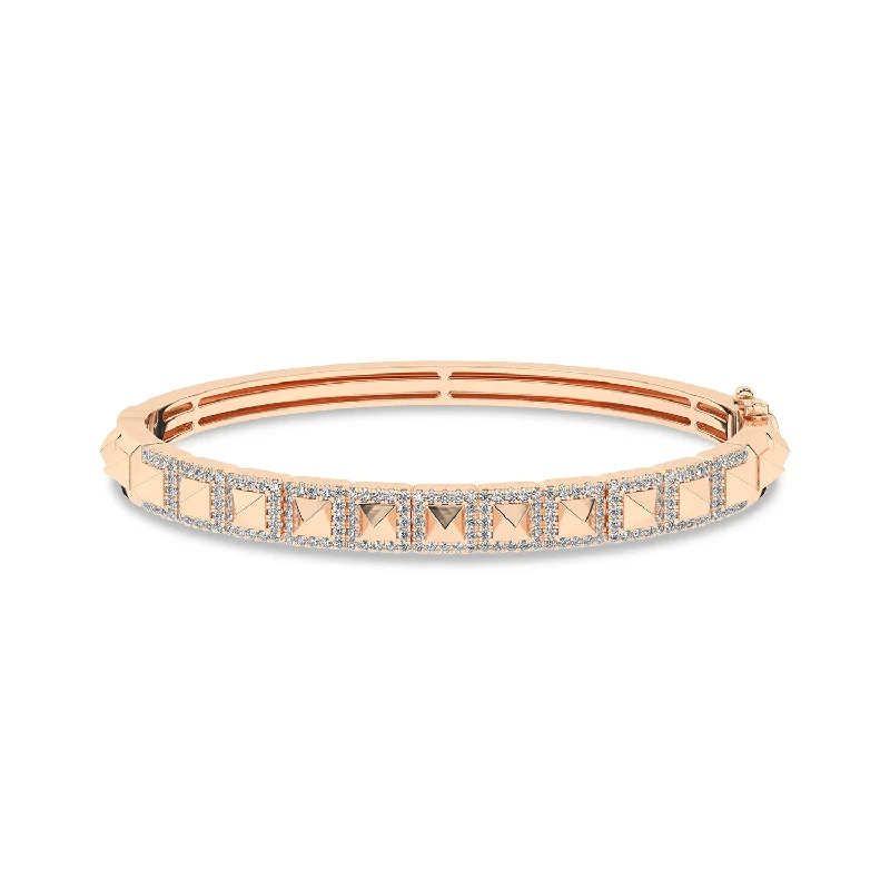infinity heart necklace personalized Pyramid Luxe Geometric Bangle
