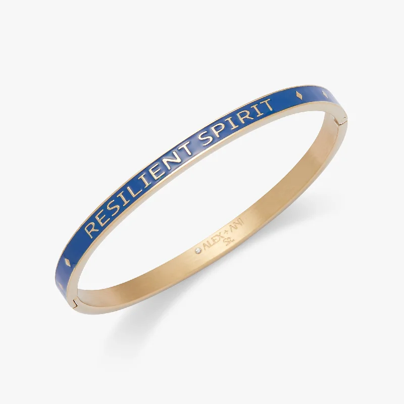 waterproof beach anklet stainless steel 'Resilient Spirit' Hinge Bangle