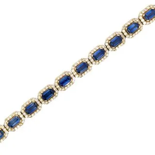 Sapphire and Diamond Bracelet