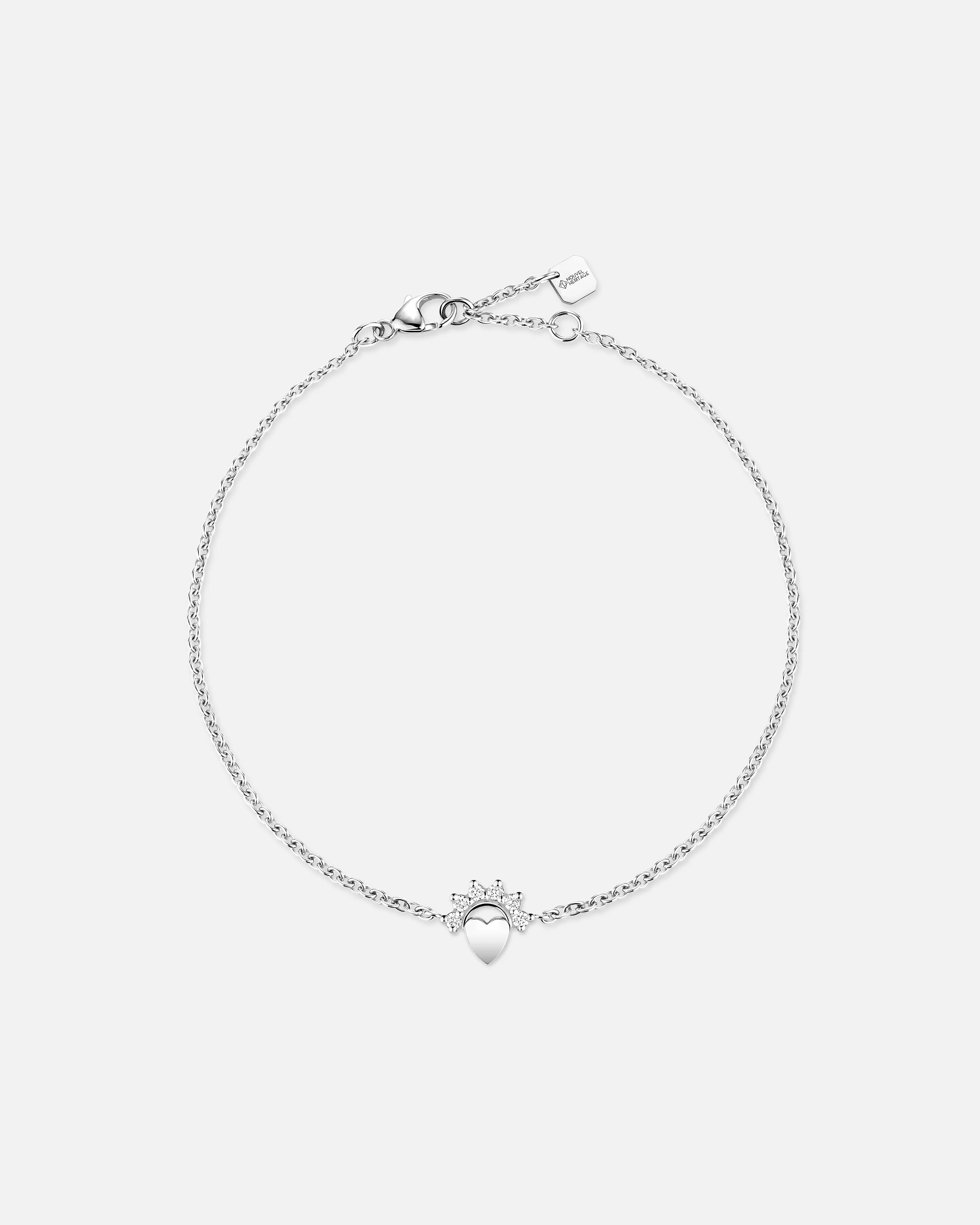 Small Love Bracelet in White Gold