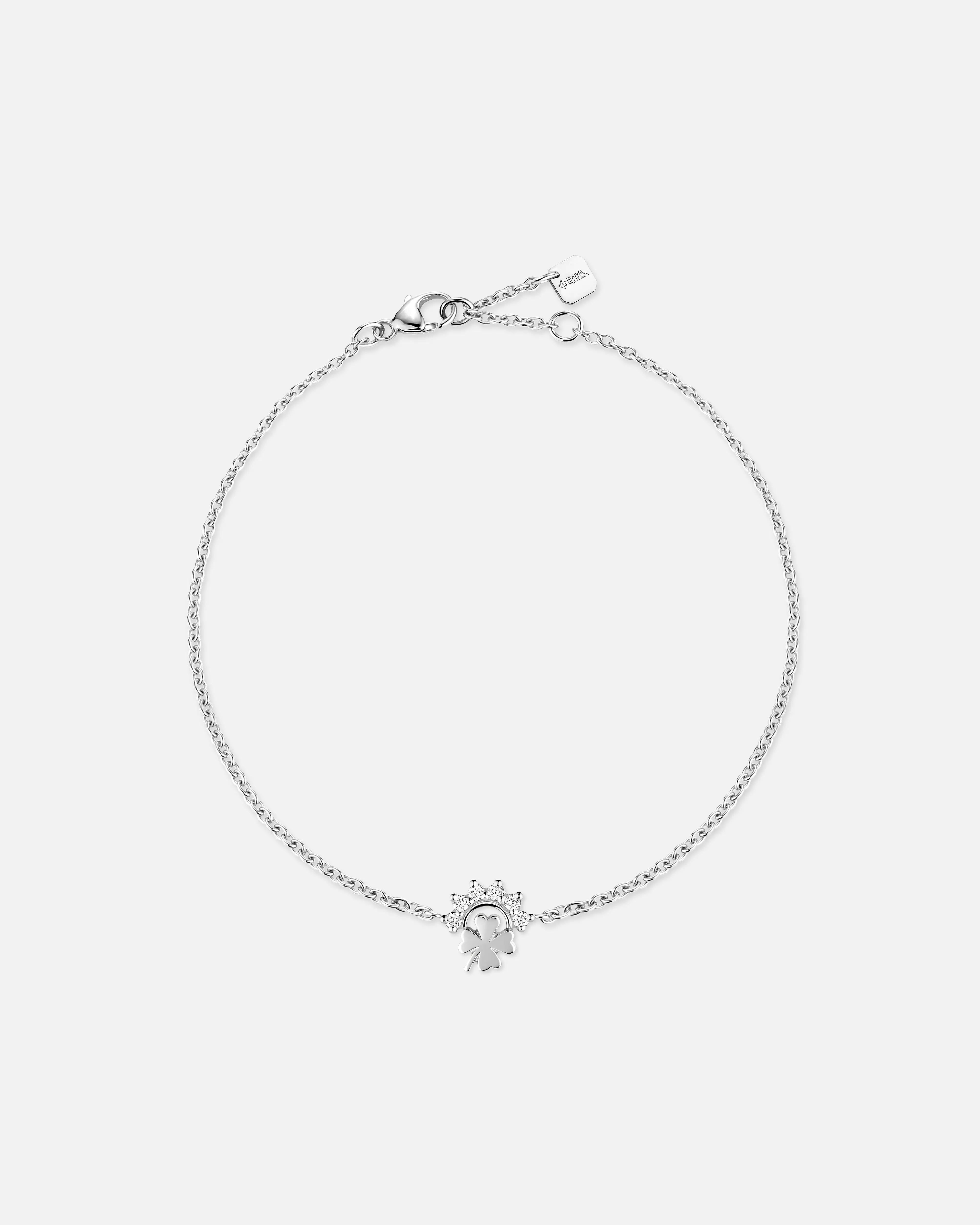 Small Luck Bracelet in White Gold