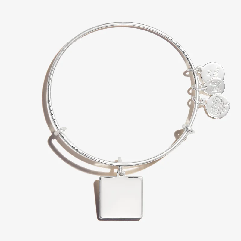 Square Charm Bangle