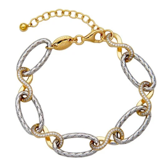 unique zodiac constellation necklace Sterling/14K Yellow Oval Link Bracelet with Cubic Zirconium Size 6.75 unique zodiac constellation necklace Sterling/14K Yellow Oval Link Bracelet with Cubic Zirconium Size 6.75