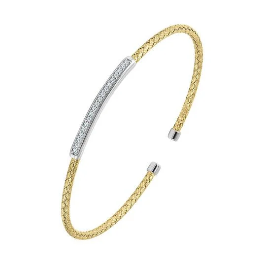 aquamarine birthstone necklace March Sterling/14K Yellow & White Cuff Bracelet with Cubic Zirconium Size 7 aquamarine birthstone necklace March Sterling/14K Yellow & White Cuff Bracelet with Cubic Zirconium Size 7