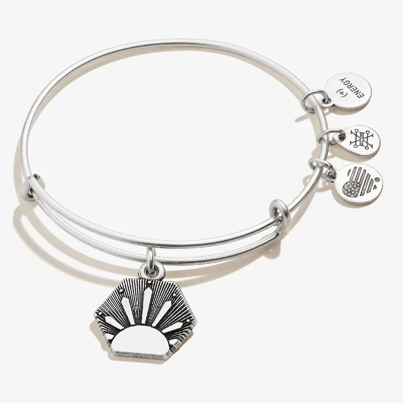 Sun Charm Bangle Bracelet