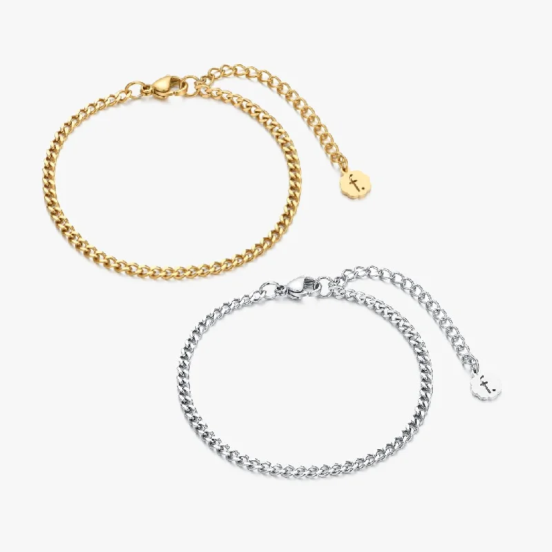 birthstone stacking rings set Thin Sasha Bracelet
