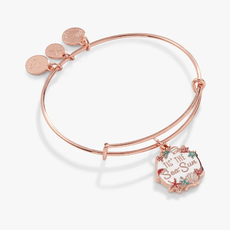 'Tis the Sea-Sun' Charm Bangle Bracelet