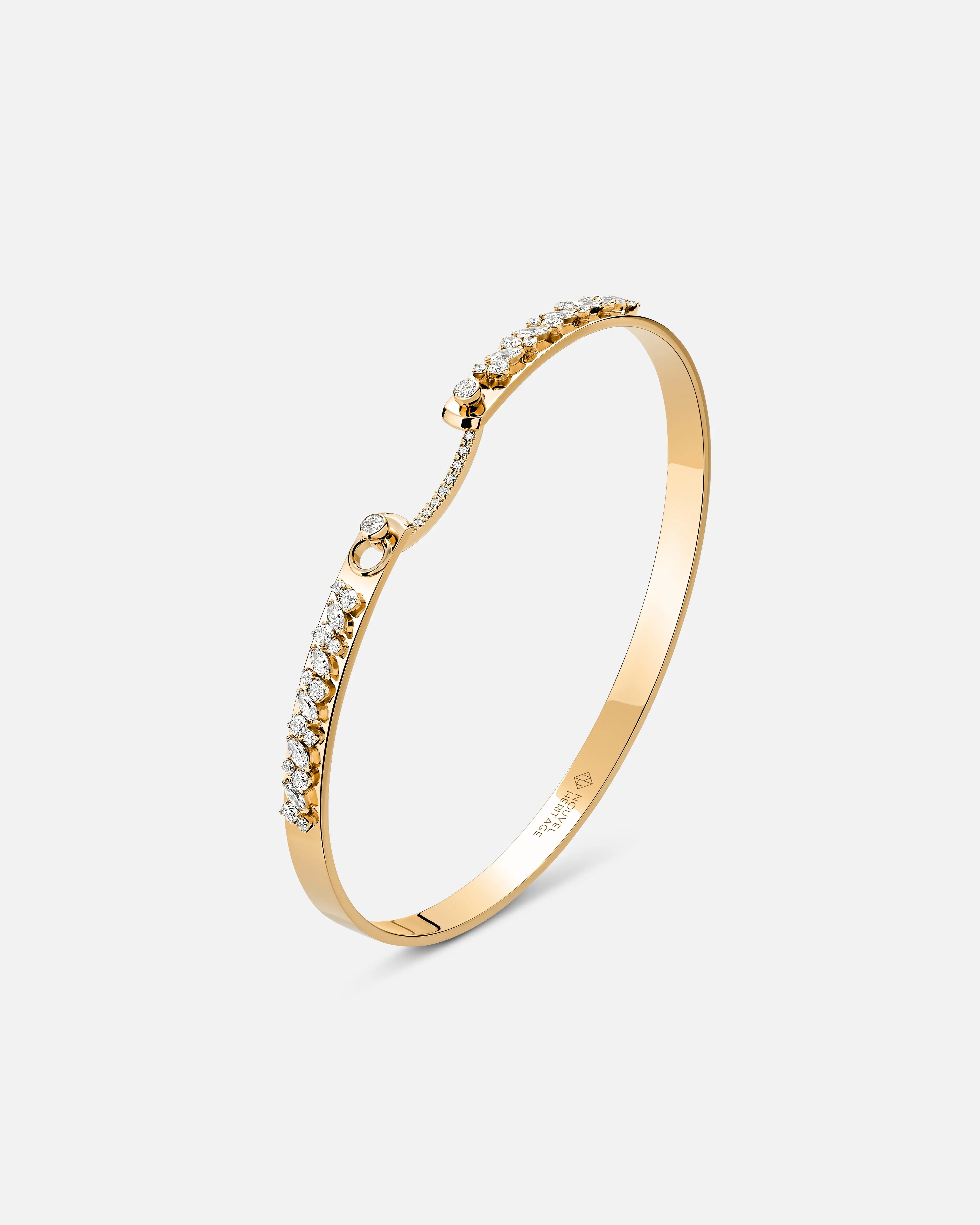 Under the Stars Mood Bangle in Yellow Gold