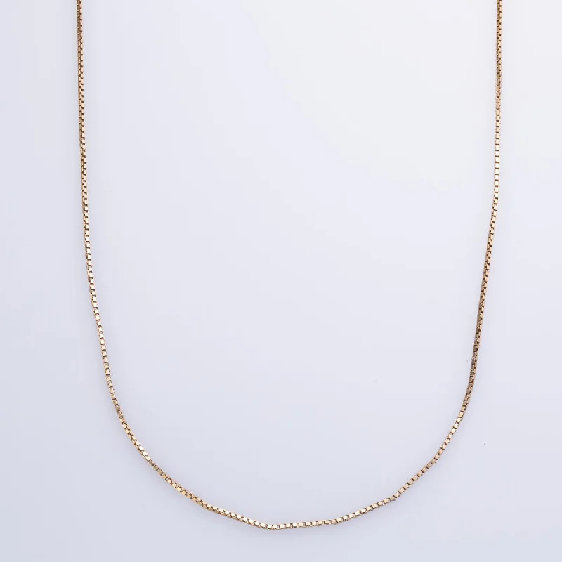 butterfly charm bracelet delicate 10k Yellow Gold Box Chain | 18" |