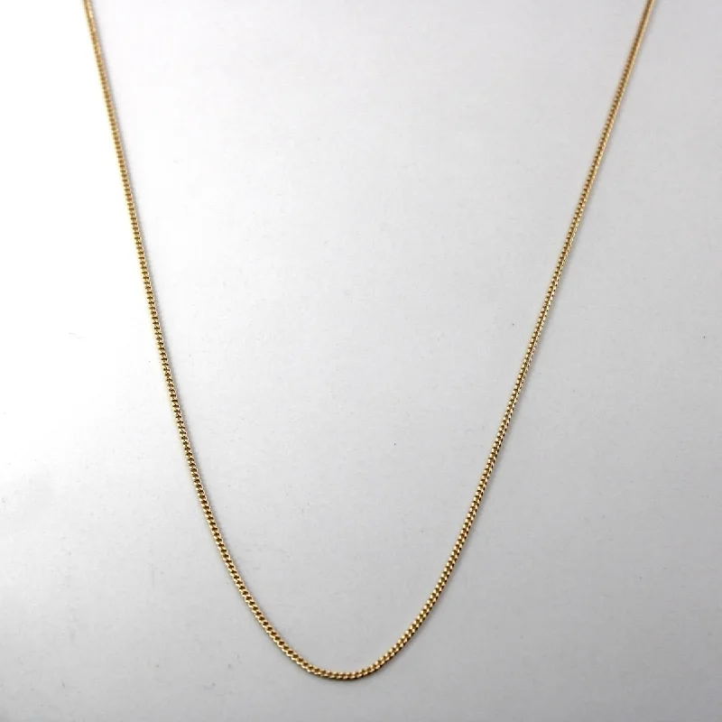 bold chunky cocktail ring 10k Yellow Gold Cable Chain | 28"|
